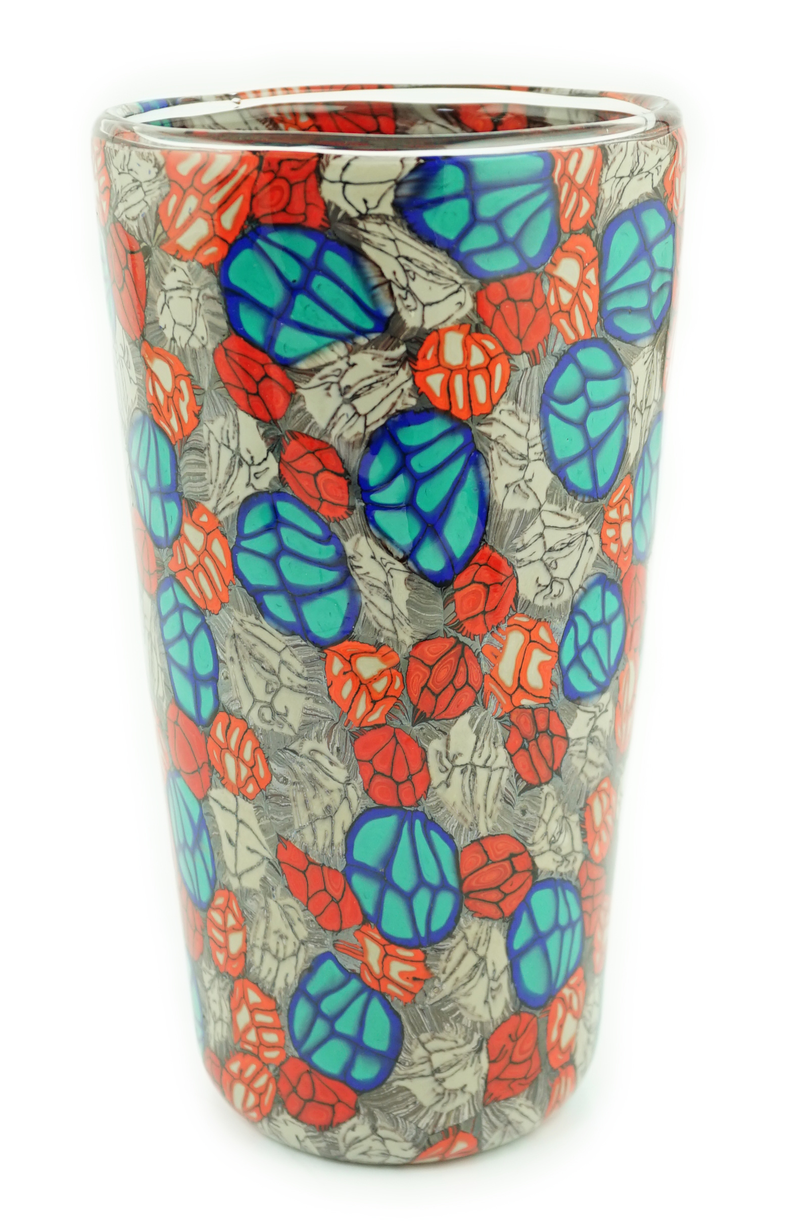 Vittorio Ferro (1932-2012), a Murano glass Murrine vase